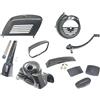 Generico Cif Kit Carbon Look VESPA 50 SPECIAL Copriventola + Coperchi Molleggio + Contachilometri + Cuffia + Copristerzo + Ghiera Faro + Visiera Stop + Cresta + Pedale Avviamento + Sportello Motore