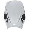 XUNANNAN Parabrezza Moto Per Benelli Per LEONCINO250 Per 500 Per 800 2016-2022 Moto In Plastica ABS Parabrezza Regolabile Bat Moto Parabrezza Spoiler(Light Grey C)