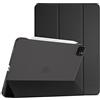 ProCase Cover iPad Air 13 Pollici M2 2024, iPad Pro 12.9" 6/5/4/3 Generazione 2022/2021/2020/2018, Custodia Ultra Sottile Leggero con Auto Svegliati/Sonno -Nero