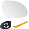 Laitejituan Vetro Specchietto Retrovisore Riscaldabile Compatibile con VW Golf MK5 2003-2008 / Jetta 5 2005-2010 / Passat B6 2007-2011, Specchio Esterno Regolabile, Lente di Retromarcia (Destro)