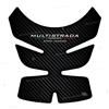 BLACK DOVES GRAPHICS Adesivo 3d Protezione serbatoio compatibile con/sostitutivo per DUCATI MULTISTRADA 950 1200 1260 2015-2020 Tank Pad (Carbone)