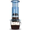 AeroPress Clear Blu - Macchina per Caffè 3 in 1: combina French Press, Pour-over ed Espresso - Caffè corposo senza amarezza - Piccola caffettiera portatile per viaggio e campeggio, Blu