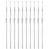 QUARKZMAN Uncinetto Uncino Acciaio Inox Acciaio 0,6mm Taglia USA 16 Ferri Maglia Ferri da Uncinetto per Filati Fai Da Te Filato Artigianale, 10pz