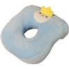 CavspkArt Cuscino per pisolino da ufficio in cotone memory, grazioso cuscino con foro per le orecchie, morbido cuscino per le orecchie, per dormire, per donne, ragazze e bambini (pinguino blu)