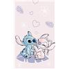 Jerry Fabrics Disney Lilo e Stitch Beach Bagno Sport Vacanze Asciugamano per Bambini Rosa