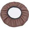 Generic Cuscino per Sgabello Cuscino per Sedia Rotondo Sedile Impermeabile Coprisgabelli in Pelle per Sgabello da Bar Rotondo Sgabello Sedie da Pranzo(Brown,36cm)