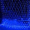 WxiaoD Rete di luce LED Illuminazione Rete Luminosa Natale per Esterno e Interno Decorazione da Giardino Lampada Ghirlanda Luminosa Tenda Luminosa (Blu, 1.5x1.5m 96LED)
