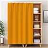 Liveinu Tende da Cucina Café Tenda da Bistrò Bagno Tenda Antipolvere per Mensole Pannello a Parete Porta Sospesa Giapponese Noren Tenda Tenda Valance per il Bagno Soggiorno 80x140cm Arancia
