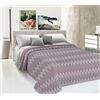 Generico Telo Copriletto Primaverile Estivo Piquet, Made in Italy | Ideale Come Telo Arredo, Coperta Salva Letto Fantasia Spinato (Matrimoniale, Rosa 260X280)