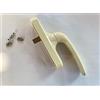 METALKARD Maniglia universale per porte e finestre, alluminio, avorio