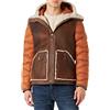 Blauer Pelle Capo Spalla Imbottito Giacchetta, 384 Noce Pecan, XL Uomo