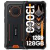 Blackview BV6200 Pro, 13000 mAh, telefono cellulare da esterno senza contratto, Android 14,18 GB + 128 GB, smartphone per esterni, impermeabile, altoparlante 98 DB, Helio P35 2,3 GHz, 6,56 HD+,