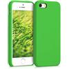kwmobile Cover per Apple iPhone SE (1.Gen 2016) / iPhone 5 / iPhone 5S Custodia - Back Case per Smartphone in Silicone TPU - Protezione Gommata - verde lime