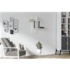 Hanah Home Herra, melammina, Bianco, Taglia Unica