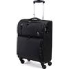 R Roncato Eco-mood, Bagaglio A Mano Unisex Adulto, Nero, S