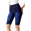 CityComfort Jeggings Donna Pantaloni Capri Donna Vita Alta Pinocchietto Donna Elasticizzati Modellanti Slim Jeggings con Tasche Leggins Corti Denim Taglie Forti 36-48 (Blu Scuro, 42)