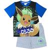 Pokémon Pigiama corto Pokemon per ragazzi o ragazze con Eevee o Scorbunny, set da 2 pezzi composto da top e pantaloni a maniche corte, età 3-12 anni.., Eevee, 11-12 Years
