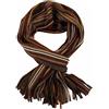 Rotfuchs Sciarpa lavorata a maglia Raschelschal strisce trendy marrone multicolore 100% lana (Merino)