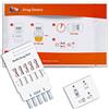 self-diagnostics Test antidroga urine Multi 5 - Rilevamento di 5 tipi di droga: Cocaina, Cannabis (THC), Anfetamina, Oppiacei/Morfina e Metanfetamina - Test rapido - Test droga urine - Test rapido su urina in 5 minuti
