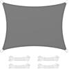 SONGMICS GSH34GYV1 - Tenda parasole 3 x 4 m, impermeabile, con colonna d'acqua da 665 mm, protezione solare in poliestere antistrappo, protezione UV 93%, per terrazza, giardino, balcone