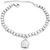 Maglione Gioielli Gioiello con Campanella della Fortuna in argento 925 (Bracciale sfere)