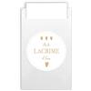 Plantvibes Fazzoletti Lacrime di Gioia Matrimonio - 100 Buste & Adesivi in Carta Naturale - Porta Buste Vintage (Bianco)