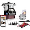 Moulinex Robot da cucina, 18 modalità, Bilancia integrata, Idee per ricette illimitate, Touch screen facile da usare, App esclusiva gratuita, I Companion Touch Pro HF93E610