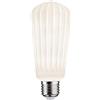 Paulmann 29080 White Lampion Edition lampadina a LED ampolla ST64 230V E27 4,3W 400lm dimmerabile 60mm bianco vetro 3000K
