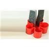 DONREGALOWEB DRW - Supporto per Asta in Silicone a Forma di Fiore, Colore: Rosso