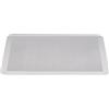 Mali'S 43034 - Piastra per pasticceria perforata, piastra in alluminio, senza bordi grigio, 40 x 30 cm, spessore 1,5 mm