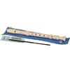 Aulos C-soprano Flauto dolce Elite 302BS - color avorio - diteggiatura tedesca, senza doppio foro - con custodia, scovolino, tabella delle diteggiature - poggiadito rimovibile