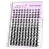 VEYESBEAUTY Ciglia Finte Ciuffetti Cluster Extension Ciglia Manga 8-18mm | Newbie's Five-Second Ciglia Ginte Ciuffetti Naturali per Uso Personale e Domestico Lash Clusters