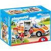 PLAYMOBIL City Life 6685, Ambulanza con Luci e Suoni per Bambini dai 4 Anni