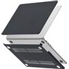 GPXIIZ Compatibile con Cover MacBook Air 13 M5 M4 M3 M2, Nero | 2026-2022 A3449 A3240 A3113 A2681, Opaco, Ultra Sottile & Antigraffio, Custodia Case Rigid Protettivo Mac Air 13.6 Pollici