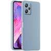 HULLIN Custodia per Telefono in Silicone Colorato, Adatta per Realme 9 (4G) / 9 Pro+ / 9 Pro+ FreeFire (6.5) - Blu fumo