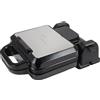 LITTLE BALANCE 8805 Flip Waffle, Waffle Elettrico, Waffle Rotante, Base Rotante, Veri Waffle Belgi, Senza PFAS, Antiadesivo, Indicatore Luminoso, 1200 W, Nero