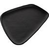 Brandsseller Vassoio decorativo piatto ca. 35 x 25 cm ciotola decorativa alluminio effetto raw nero