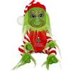 Yearsahrk Peluche di Natale Grinch, bambola di peluche di Natale verde, mostro, Elf Plush, giocattolo di Natale (peluche Grinch)