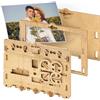 iDventure Clueframe - Cornice fotografica segreta - Personalizzato regalo - Escape Room gioco in legno - puzzle 3D - regali per lei - scatola rompicapo - regalo fidanzato - puzzle rompicapo adulti