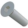 Keple M8X20-8.8 Vite a brugola con esagono incassato, Vite a macchina svasata, Chiusura a testa piatta, 8mm Acciaio zincato Viti adatte per metallo, costruzione, installazione, fai-da-te (10 pezzi)