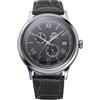Orient Classic Bambino V8 - Orologio Uomo Automatico a Carica Manuale Elegante Cinturino In Pelle Grigio Cassa In Acciaio Quadrante Grigio - RA-AK0704N30B RA-AK0704N
