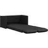 vidaXL Divano Letto da Terra 2 in 1 Nero 112x174x55 cm Similpelle, divano da terra, divano letto, divano a 2 posti, letto da terra, letto da giorno