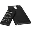 vhbw batteria compatibile con Samsung Galaxy Note 4 (modello Cina) smartphone cellulare (6000mAh, 3,85V, Li-Ion) + copribatteria (nero)