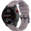 FANYUAN Cinturino Compatibile con Garmin Fenix 5, Silicone Morbido, Cinturini di Ricambio per Garmin Fenix 5.(Roland Viola)