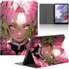LunarDrift Custodia Cover per Apple iPad (2020)/8th Gen/7/9th Gen 10.2 Pollice Anime Mitsuri Tablet con Supporto Protettiva Multi-Angoli Regolabile Soft Sottile Antiurto Holder Flip in pelle PU, 04