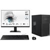 Ankermann-PC Ankermann Business Office Work Set Completo | Intel Core i5-11400F | Nvidia GeForce GT 730 2GB | 16GB RAM | 1TB NVMe SSD | Windows 11 | WiFi | Monitor 27 | Mouse & tastiera | Libre Office