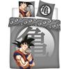 Aymax Biancheria da Letto Matrimoniale Dragon Ball Z, Copripiumino Reversibile 240 x 220 cm + 2 Federe 65 x 65 cm, in Policotone