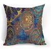 Cryfox Federa per cuscino in stile etnico bohémien, 45 x 40 cm, in cotone e lino colorato, motivo mandala floreale, ideale come regalo per donne e uomini, soggiorno, camera da letto, divano o sedia