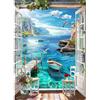 CEOVR Gatto Diamond Painting Kit Adulti,Pittura Diamante 5D,30x40 cm,DIY Diamanti Painting Kits,Diamond Painting Kit Completo Adulto,Vista sul Mare Diamond Painting Art Set