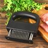 Wenrescry Batticarne Acciaio Inox con 48 Lame - Tenerizzatore per Manzo, Pollo e Maiale - Smontabile e Lavabile in Lavastoviglie